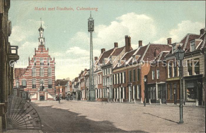 Culemborg Markt met Stadhuis