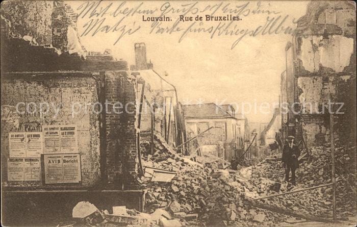 Louvain Flandre Rue de Bruxelles