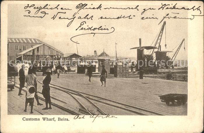 Beira Mosambik Customs Wharf