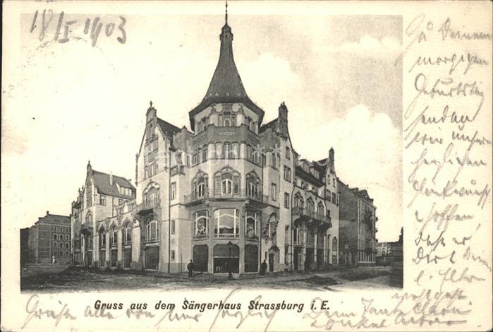 Strassburg Elsass Sängerhaus