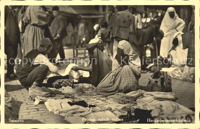 Sarajevo Handarbeitenverkaeferin