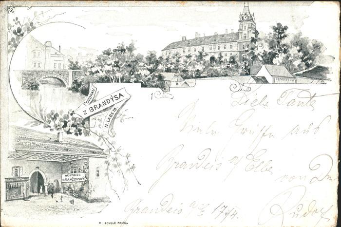 Tschechische Republik Pozdrav Brandysa