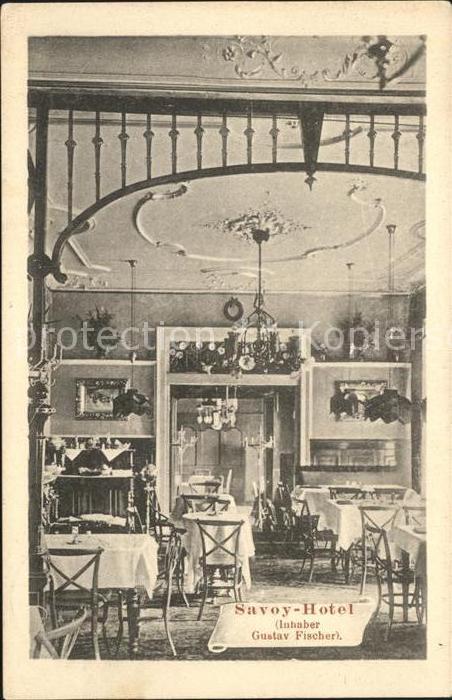 Breslau Niederschlesien Savoy Hotel Gustav Fischer