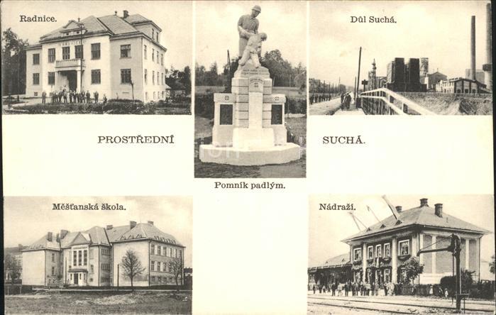 Sucha Beskidzka Radnice Pomnik padlym Nadrazi