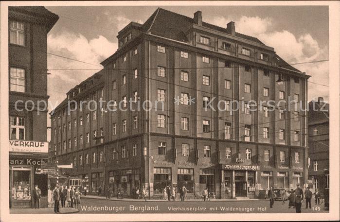 Waldenburg Schlesien Vierhauserplatz Waldenburger Hof