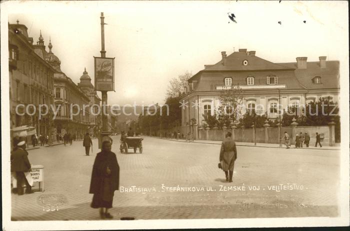 Bratislava Pressburg Pozsony Stefanikova Strasse