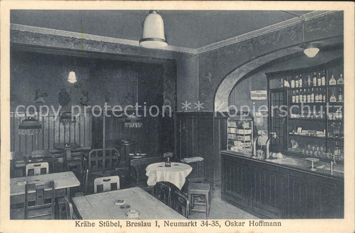 Breslau Niederschlesien Kraehe Stuebel