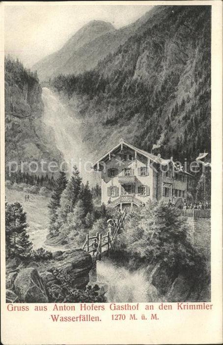 Krimmler Wasserfaelle Gasthof Anton Hofers