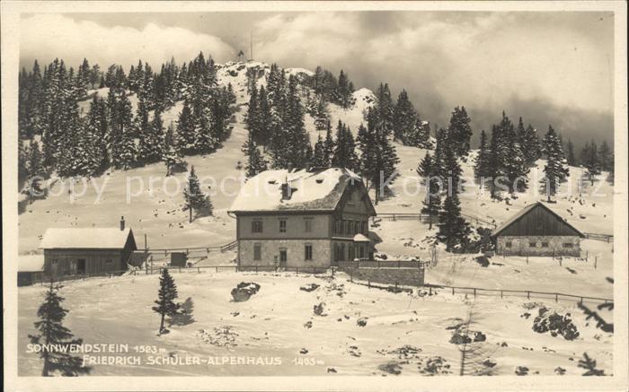 Sonnwendstein Friedrich-Schüler-Alpenhaus