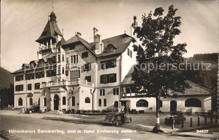 Semmering Niederoesterreich Hotel Erzherzog fJohann