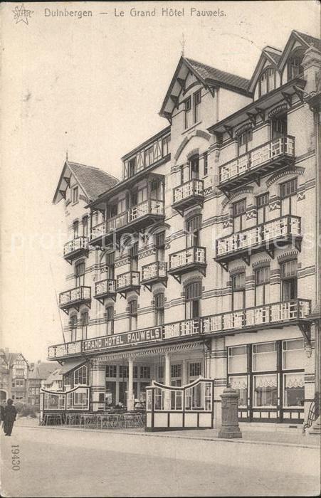 Duinbergen Le Grand Hotel Pauwels