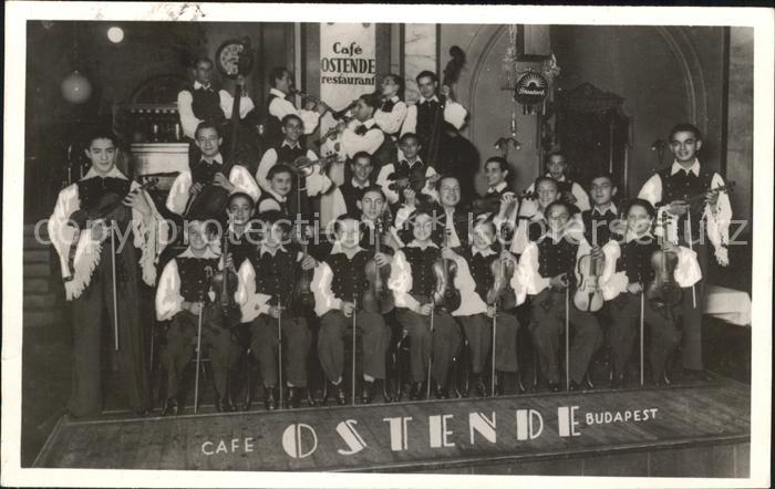 Budapest Cafe Ostende Musikinstrumente Kinder Ge