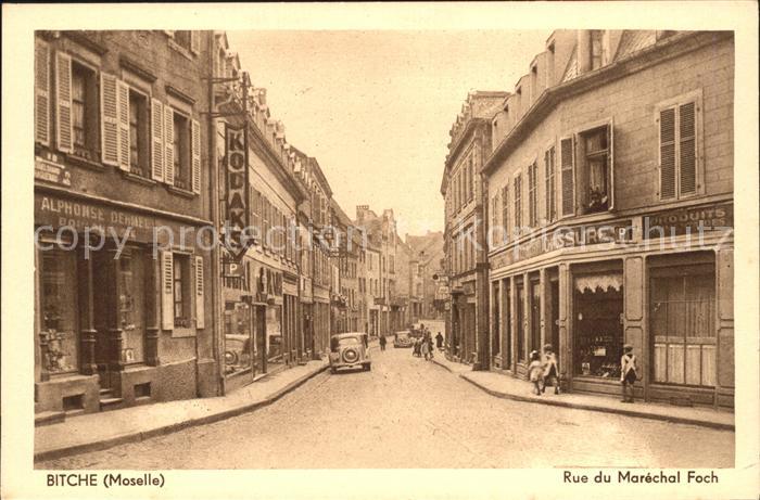 Bitche Moselle Rue du Marechal Foch
