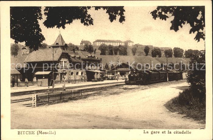 Bitche Moselle La gare et la citadelle