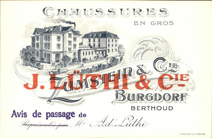 Berthoud Burgdorf Zum Stein Avis de passage