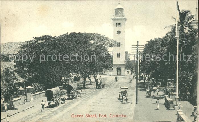 Colombo Ceylon Sri Lanka Queen Street Fort