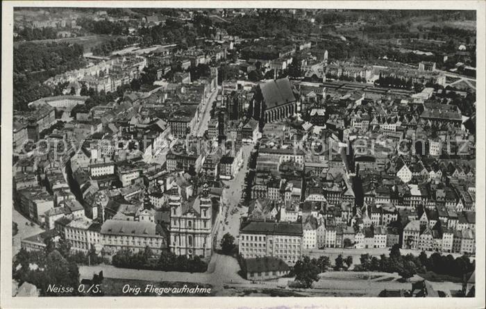 Neisse Oberschlesien Fliegeraufnahme NZ3