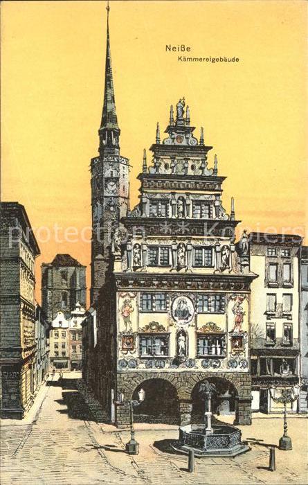 Neisse Oberschlesien Kaemmereigebaeude