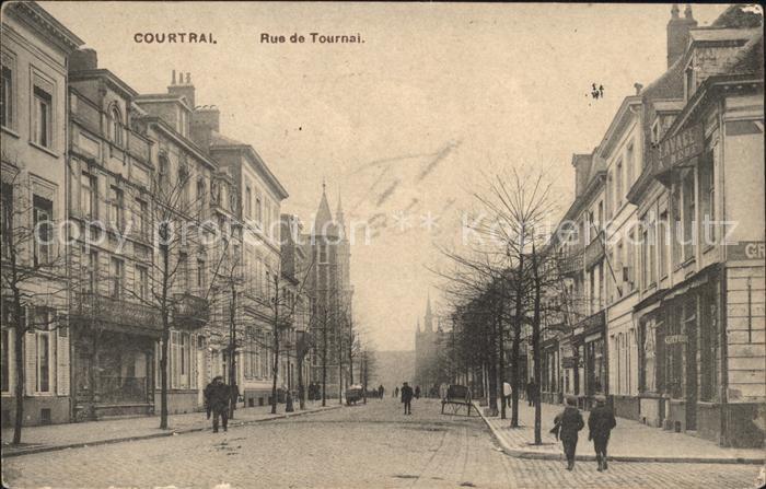 Courtrai KORTRIJK Flandre Belgie Rue de Tournal