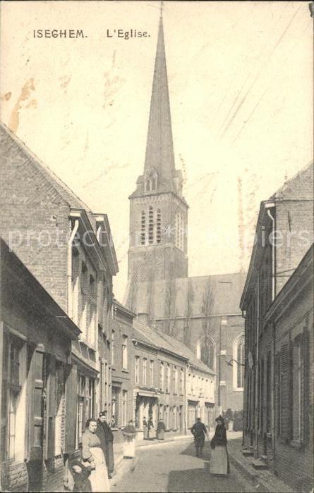 Iseghem Flandre L' Eglise