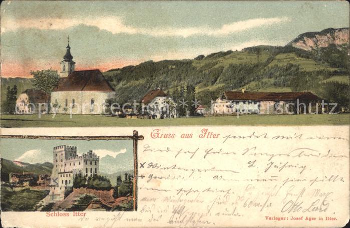 Itter Tirol Schloss Litho