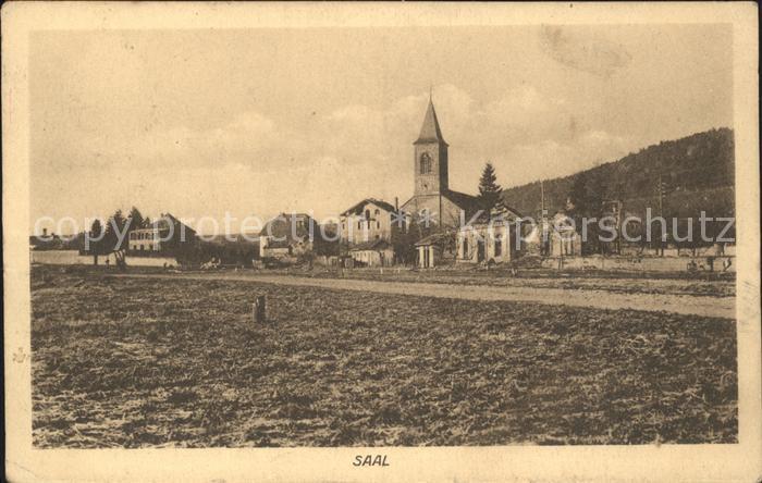 Saal Elsass Nach der Schlacht