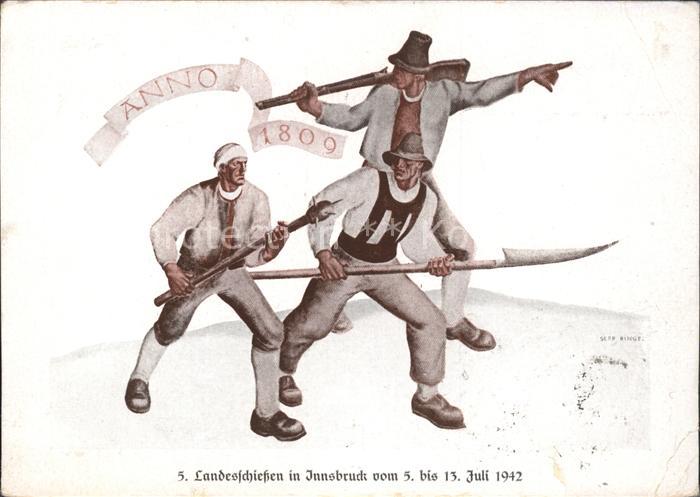 Innsbruck Wandfresko von Sepp Ringel am Landeshauptschliesstand