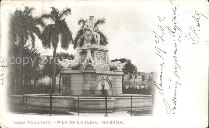Habana Havana India Fountain Pila de la India