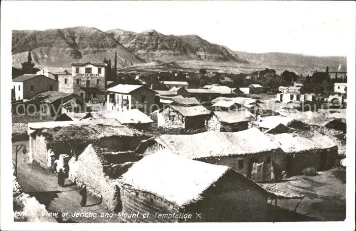 Jericho Israel General view and Mount of Temptation