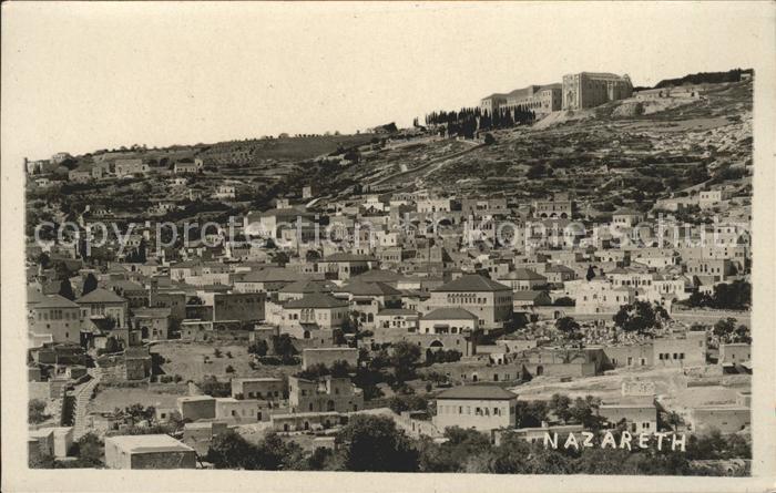 Nazareth Israel Blick ueber die Stadt