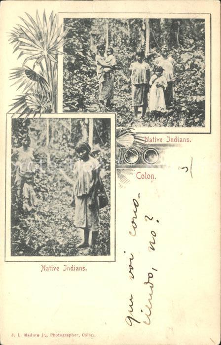 Colon Panama Native Indians