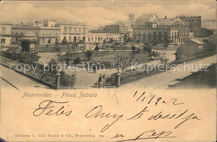 Montevideo Uruguay Plaza Zabala