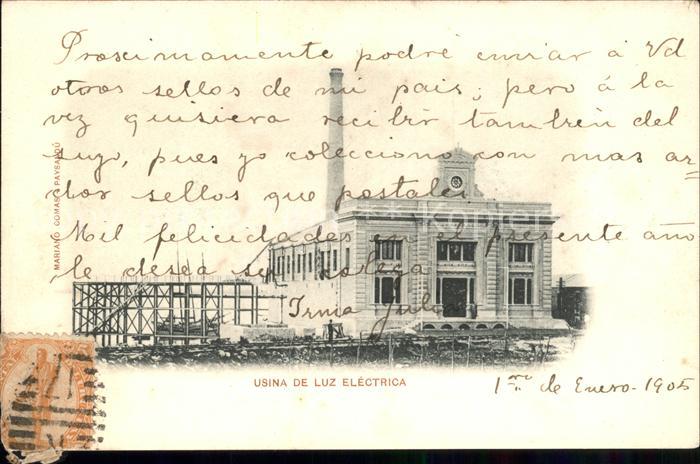 Montevideo Uruguay Usina de Luz Electrica