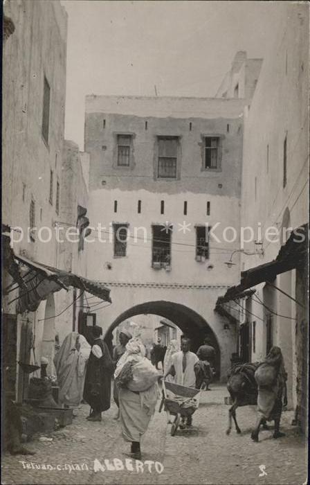 Tetuan Strassenpartie