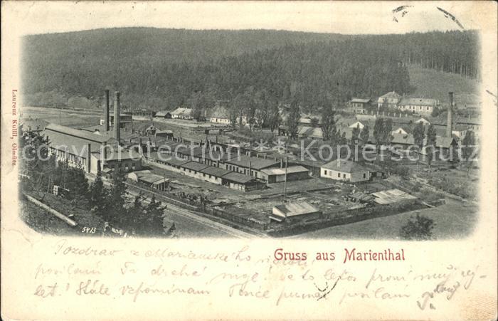 Marienthal Olmuetz Fabrik Industrie