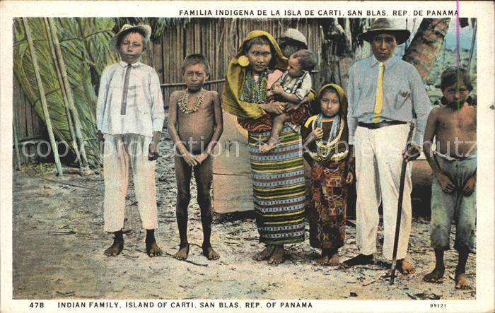 Isla de Carti Familia Indigena
