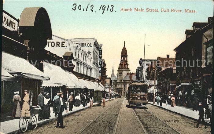Fall River Massachusetts South Main Street Tramway