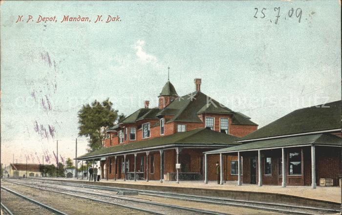 Mandan NP Depot Railway