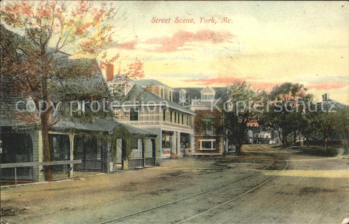 York Maine Street Scene