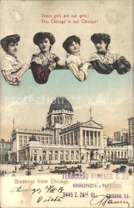 Chicago Illinois Girls of Chicago Building