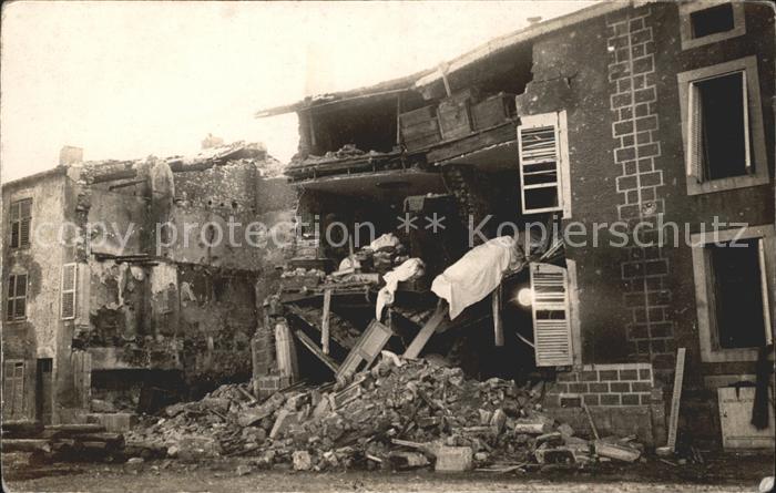 Saint-Mihiel Zerstörte Häuser Trümmer 1. Weltkrieg