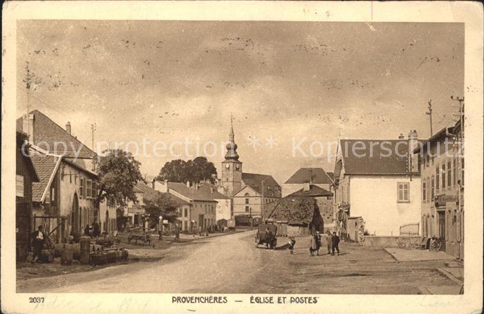 Provencheres-sur-Fave Eglise et Postes