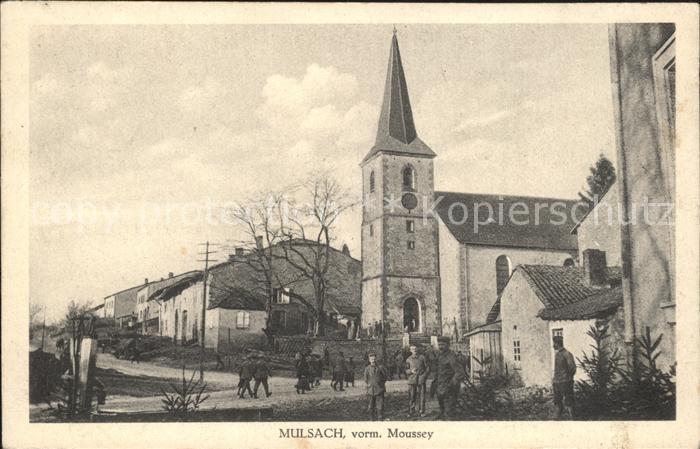 Mulsach Partie an der Kirche
