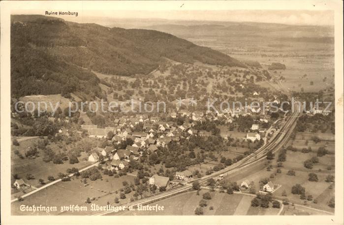 Stahringen Fliegeraufnahme Ruine Homburg