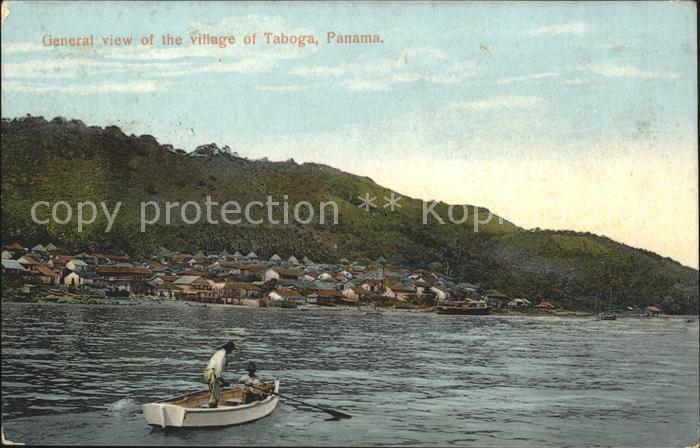 Taboga General view of the village