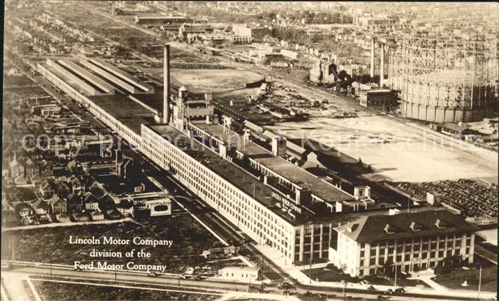 Detroit Michigan Lincoln Motor Company Division of Ford Motor Company aerial vie