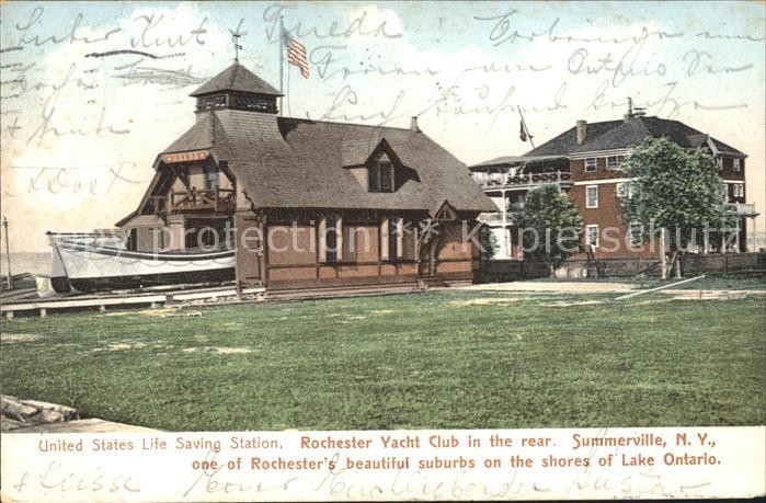 Rochester New York Yacht Club in the rear Summerville