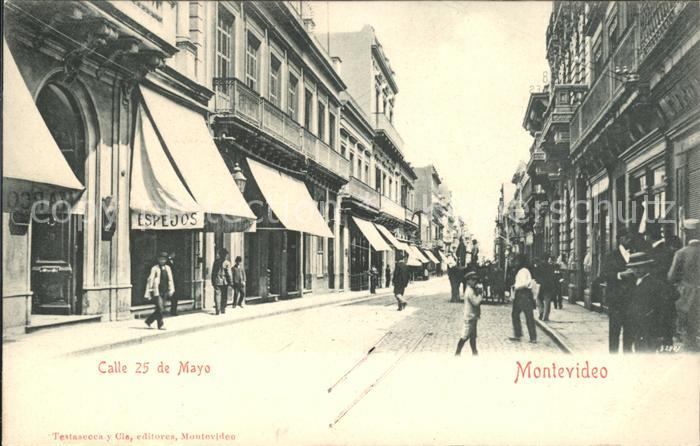 Montevideo Uruguay Calle 25 de Mayo