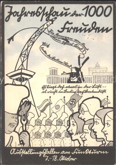 Stettin Szczecin Pommern Jahresschau der 1000 Freuden Ausstellungshallen am Funk