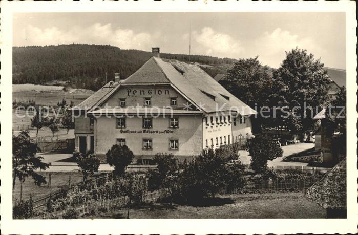 Haeusern Schwarzwald Gasthaus Pension Metzgerei zum Adler
